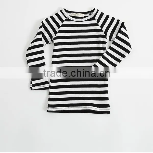 1-6 Years Wholesale 2017 New Autumn Full Sleeve Cotton Stripe Kids Boys Girls Blouse (pick Size Color) photo-3