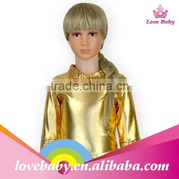 Newest Baby Girls Outfit High Quality Golden Sequins T-shirt Children Fashion Clothing photo-2