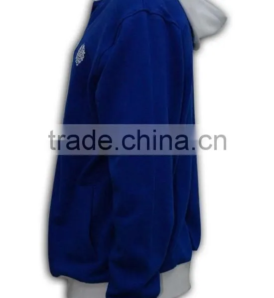 China Manufacture High Quality Kids Unique Zipper Kangaroo Pocket Hoodies photo-3