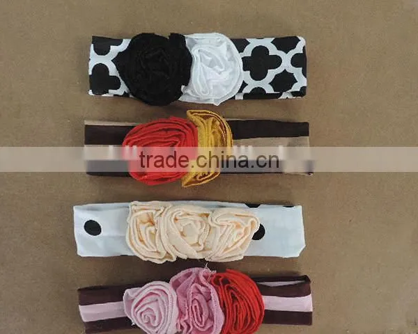 Wholesale Baby Hair Bands Cotton Knitted Custom Cheap Baby Accessories Boutique Girls Hair Accessories Flower Girls Hairbands photo-2