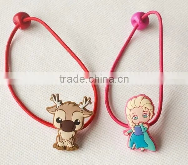 Frozen Cartoon Characters Kids Elastic Hair Tie, Frozen Girl Hair Tie photo-6