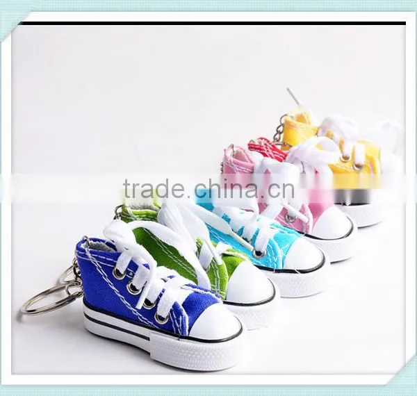 Canvas Sneaker Tennis Shoe Keychain Key Chain photo-2