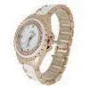Elegant 3 ATM Quartz Movement Watch , Custom Girls Bling Watch Alloy Case