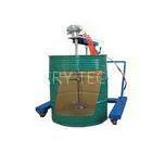 Lifting Height 970mm Industrial Drum Stirrer Mixer With Two Rigid / Swivel Castors