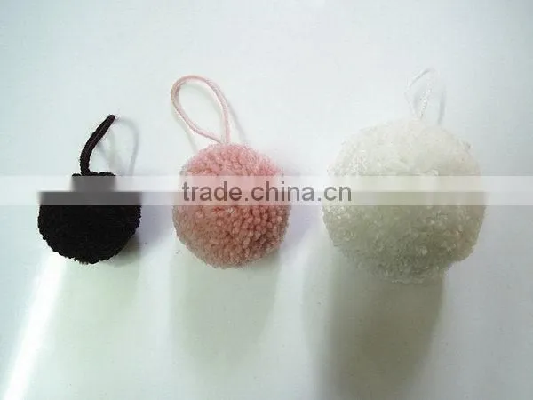 Bottom price new arrival acrylic pompoms for diy kits