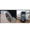 Four Tires Mobile Scissor Lift Platform