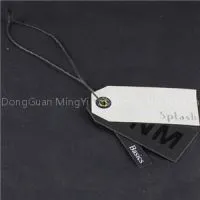 Custom Printed Paper Hangtag With Metal Ring