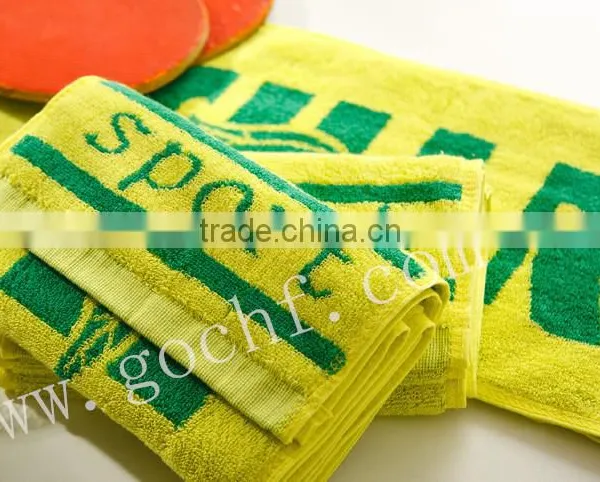 Yarn Dyed Jacquard Fitness Towel photo-2