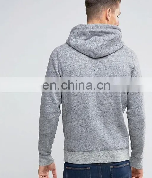 Hot Applique Logo Mens Hoodie Fashion 2016 in Grey photo-2