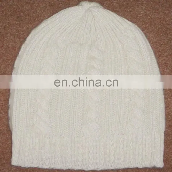 Knitted Cashmere Cable Caps photo-4