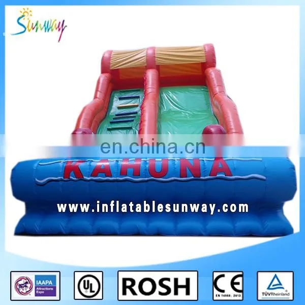SUNWAY Best Price Used Water Park Rainbow Racing Slide Giant Water Slide for Sale photo-2