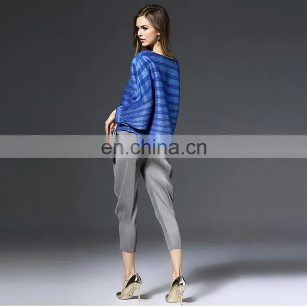 New Arrival Fashion Women Clothes Pleats Blouse Women Pleates Issey photo-3