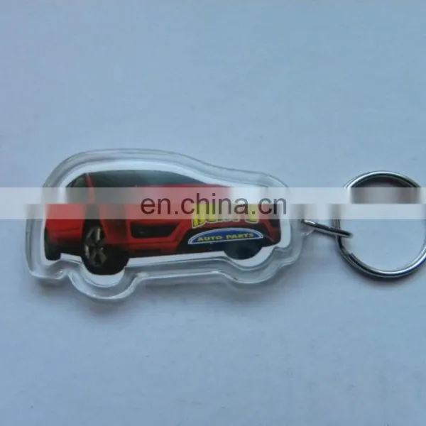 Photo Insert Funny Tractor Acrylic Keychain photo-2