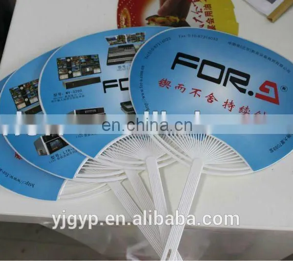 Customized Shaped Plastic pp Fan for Promotional photo-6