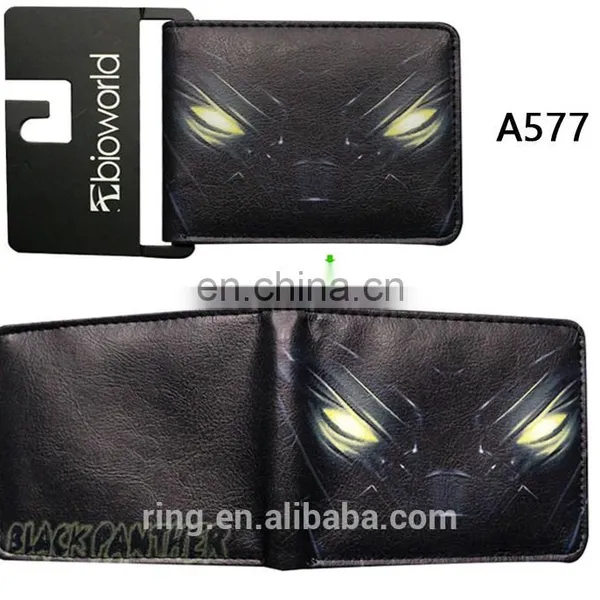 Marvel Wallets Men Black Panther pu Card Wallet photo-2
