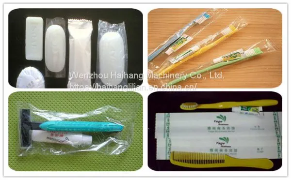 Hot Multi-Function Small Pillow Type Hotel Toothbrush Tooth Paste Comb Packing Machine photo-2
