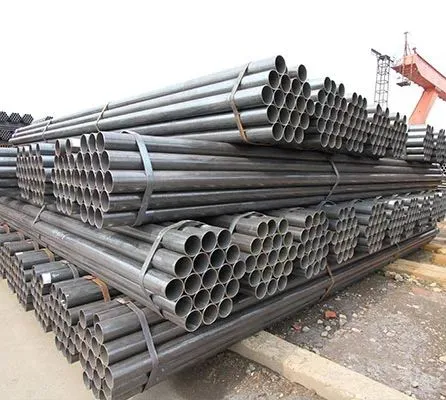 Low Price ASTM ERW Black Carbon Welded Steel Round Pipe and Tube photo-5