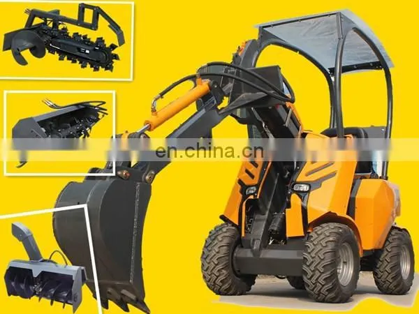 Farm Machinery CE Certification Mini Wheel Tractor Loader photo-4