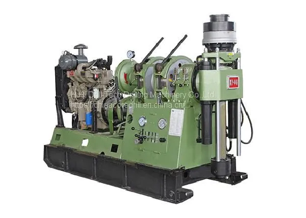 Wireline Diamond Core Drilling Rig XY-44A Spindle Type Exploration Drill Machine 1000m Drilling Capacity Diesel Engine