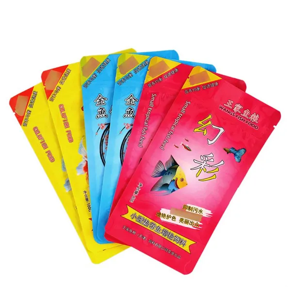 Stand Up Pouch With Zipper For Koi Food Custom Plastic Packaging Pet Food Packaging Bag Aluminum Foil Poly Bags Pouch Food photo-3