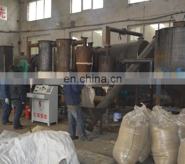 Sale Horizontal Rotary Smokeless Wood Sawdust Biomass Charcoal Coal Air Flow Continuous Carbonization Furnace photo-5