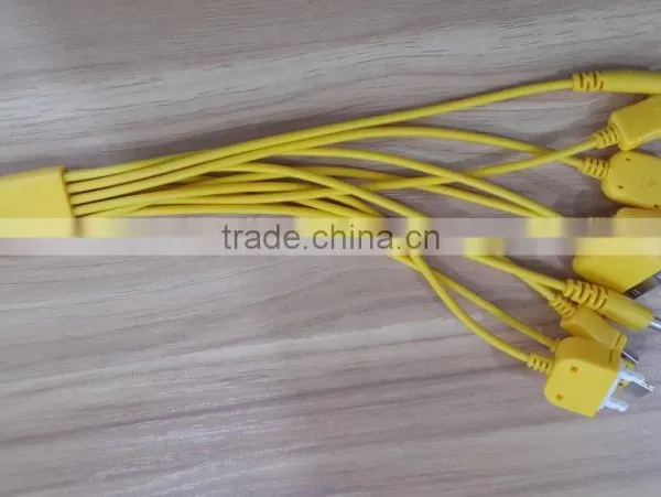 Customized 10 in 1 USB Multifunction Mobile Charger Cable photo-3