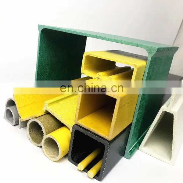 Durable FRP Pultruded Profile Anti Corrosion FRP Rectangle Tube photo-4