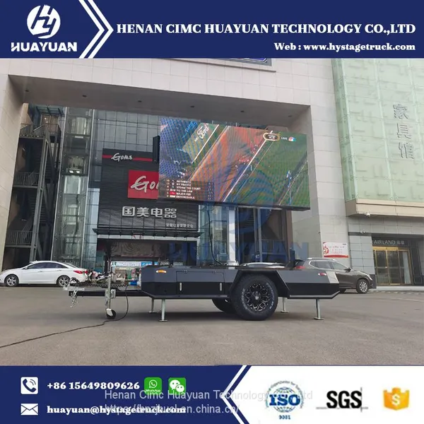 HY T155 LED Display Screen Trailer Manufacturer