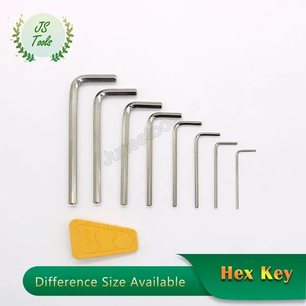 L Shape Imperial Hex Key Set Extra Long Metric Ball Point Hex Allen Key L-Keys Wrenches Allan Alan photo-3