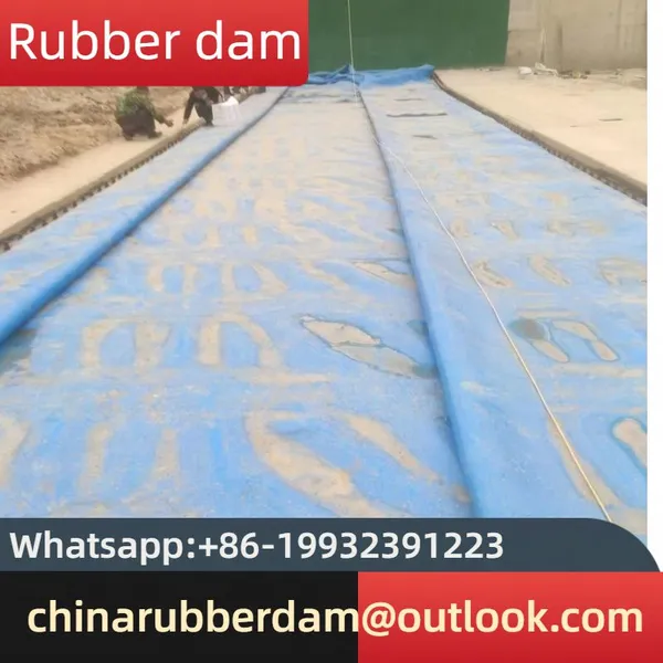 Inflatable Flood Control Dam, Divided by Water, Flood and Gas, Shield Dam Construction, Overall Slope Rubber Dam photo-3