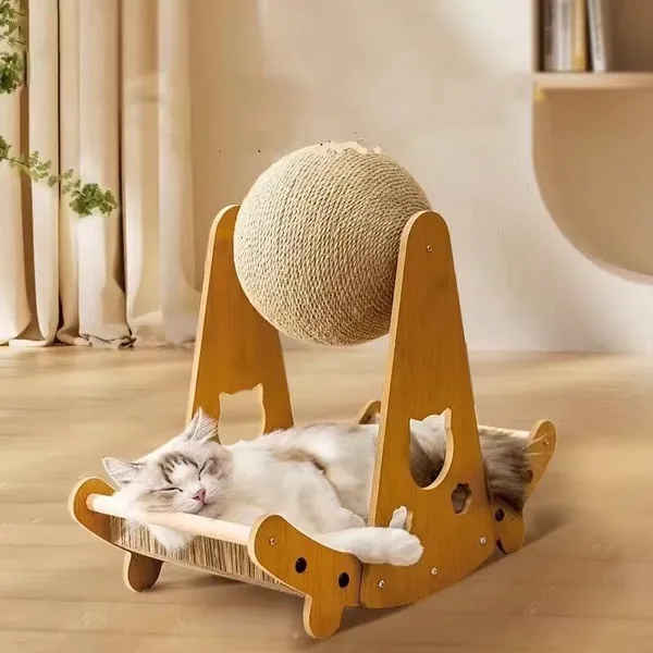 MeowLove Hot Sales Scratcher Cat Play Toy Corrugated Cardboard Cat Scratcher Cat Cardboard photo-3