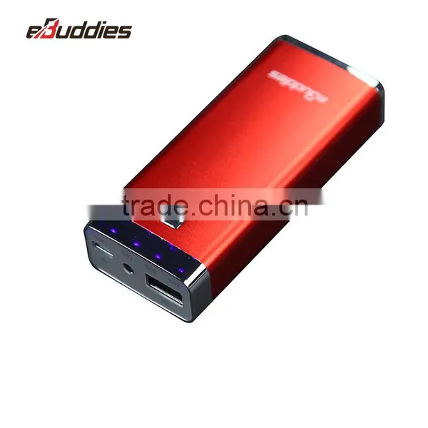 Factory Sale Aluminum Mini Battery Power Bank Charger 5200mAh EBuddies photo-6