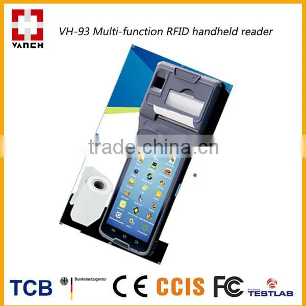 4G Android Fingerprint Barcode Scanner With UHF RFID Reader photo-2