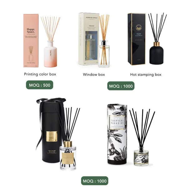 ENO Wholesale Custom Private Label 2025 Luxury Home Decoration Fragrance Oil Air Fresheners Aroma Scented Gift Reed Diffuser photo-5