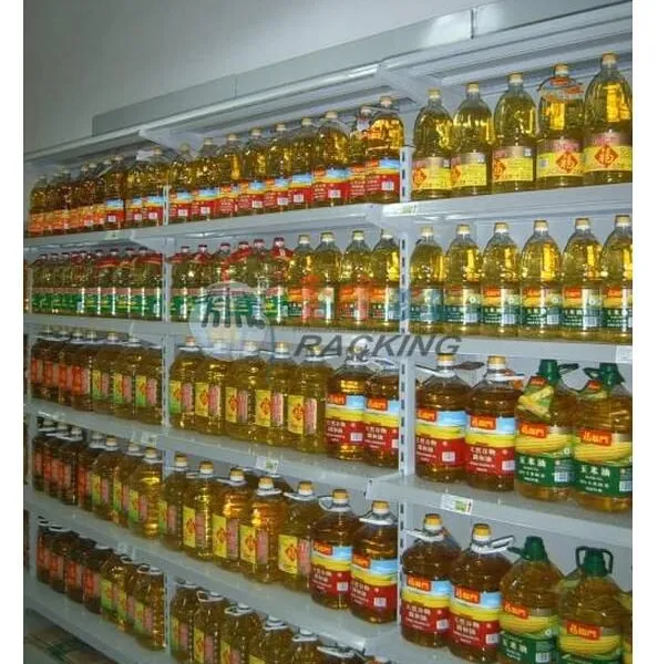 Heavy-Duty Corner Shelf for Supermarkets With Reinforced Steel Display Racking photo-2