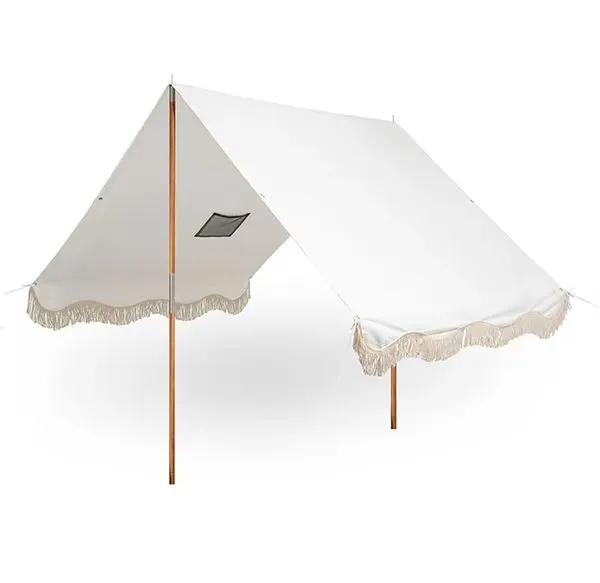 Commercial Beach Gazebo With Heavy-Duty Wooden Frame and Waterproof Roof, for Resort Rental Business and Beach Club photo-3