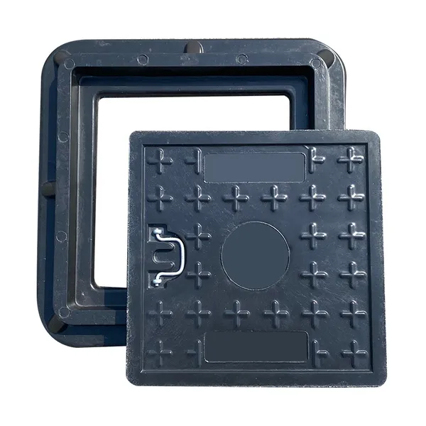 FRP Manhole Cover With Lifting Rings for Sewage and Water Treatment Plants photo-3