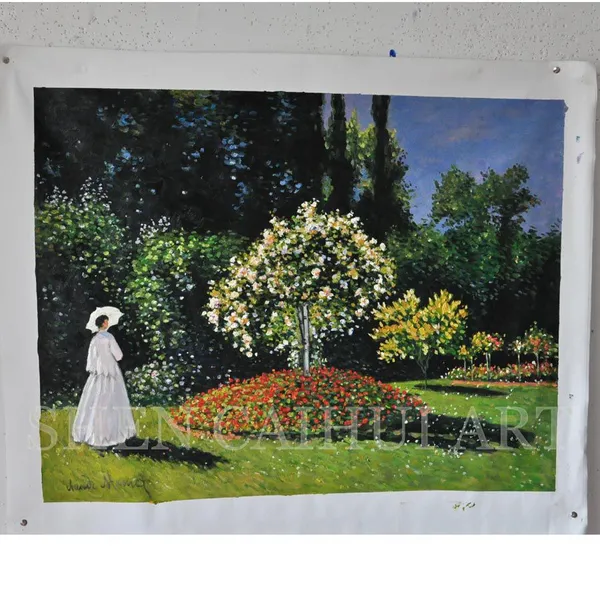 Hand-painted Claude Monet Oil Painting Replica on Canvas Famous Oil Painting Reproduction photo-4