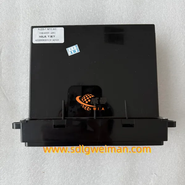 Original Hyundai 11N6-90431 Air Conditioner Control Panel for Excavator R160LC-7 R110-7 photo-4