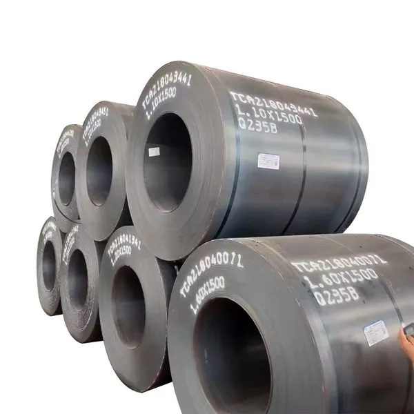 Горячекатаная углеродистая стальная лента SPHC Q195. Толщина 1,5 - 6 мм, ширина 1000 - 1500 мм. Сырье для производства труб.