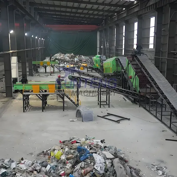 Heavy Duty Dual-shaft Metal Shredder Machine Tin Can Shredding Equipment Scrap Aluminum Crusher Shredding Machine EPC photo-5