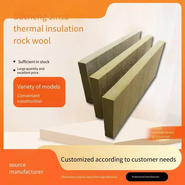 National Standard Rock Wool Board for Building Sound Insulation, High Density Rock Wool Insulation Board, Hydrophobic and Moisture-proof, Wholesale Available, Jin sa photo-2