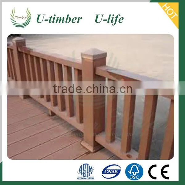 Graceful WPC Wood Garden Railing photo-3