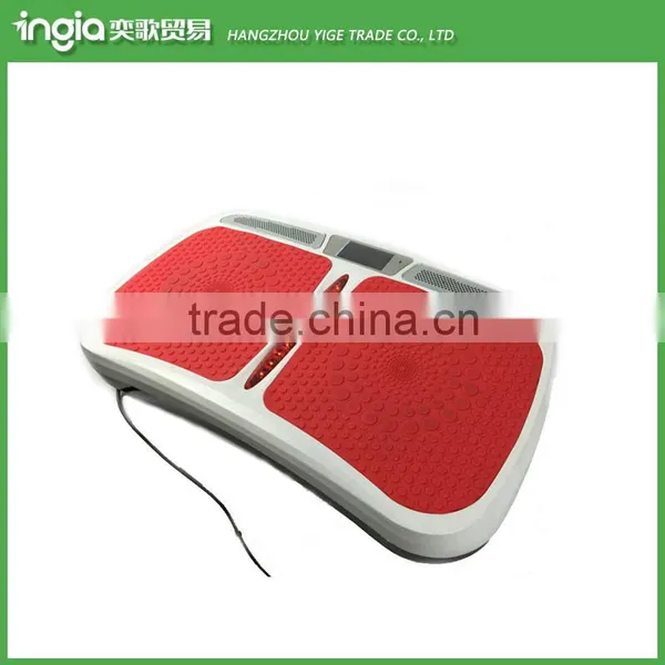 Dual-motor Compact Vibrating Foot Massaging Plate Body Shaker Fit Massage Vibration Plate