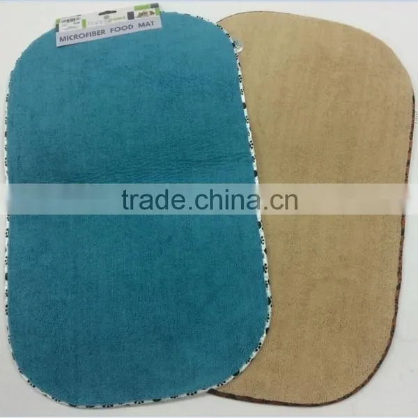 Microfiber Sponge Washable Dish Drying Mat/pet Mat