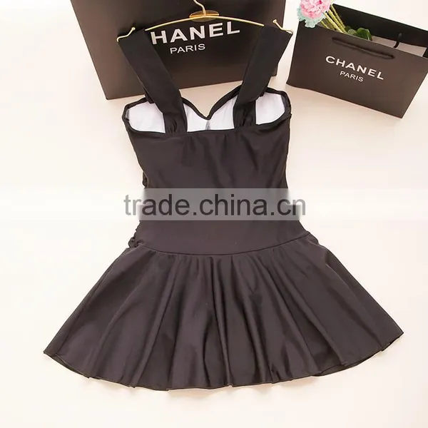 2016 High Quality Lady Swimsuit Dress Nylon With Lycra Swimming Suit photo-2