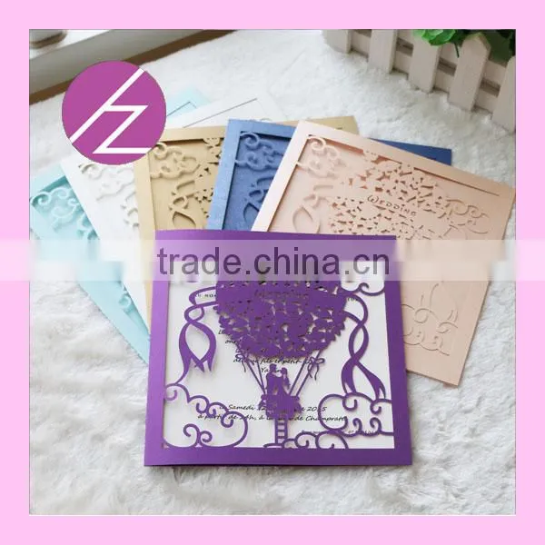 Most Popular Lover and Ballon Style Custom Names and Size on Wedding Invitation Card Can Have RSVP Printing Invite Card photo-6