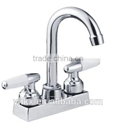 4" Chrome Plastic Bathroom ABS Faucet photo-4