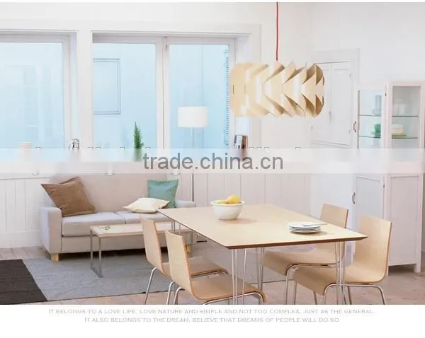 LED Pendant Light JK-8005B-27 Decor European Modern Wooden Hive LED Indoor Pendant Lamp photo-4