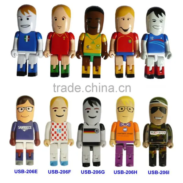 Plastic Funny Variety Mankind Shape USB Flash Drive ( USB-206 ) photo-2